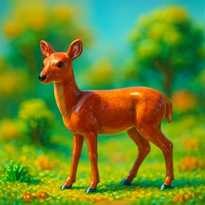 animal standing in natural pose