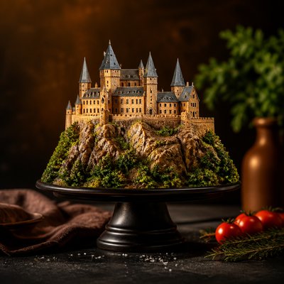majestic castle on a hilltop