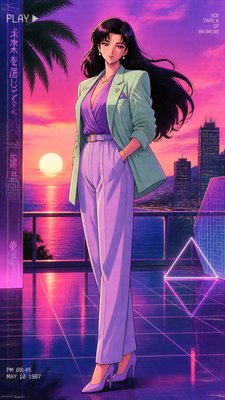 full-length portrait of an elegant figure