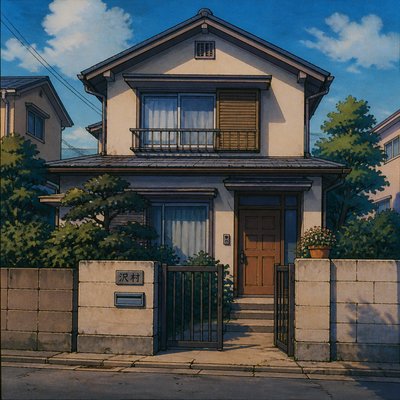 house with front view