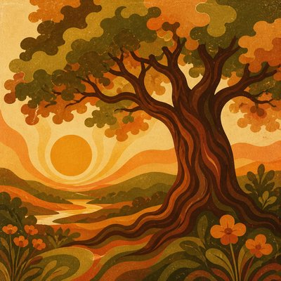 a tree in nature