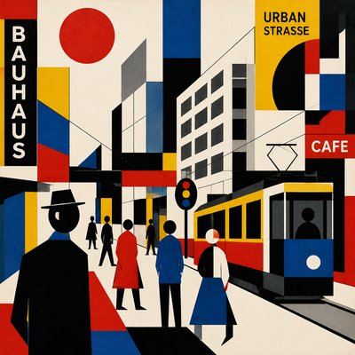 urban street with city activity