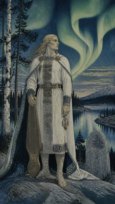full-length portrait of an elegant figure