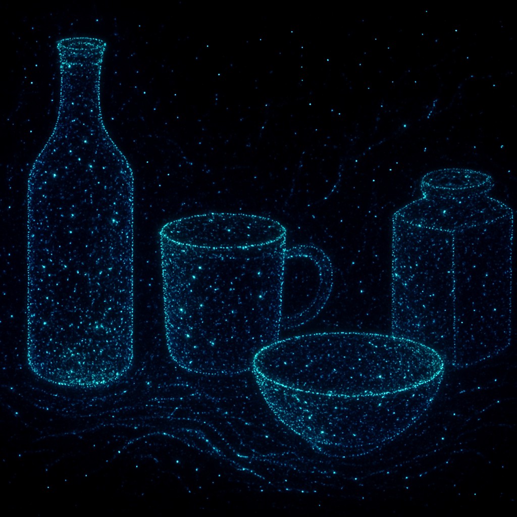 still life with everyday objects