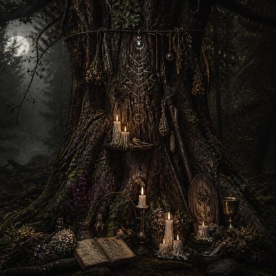 a tree in nature — Witchcore Aesthetic
