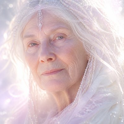 close-up portrait of an elderly person with expressive weathered features