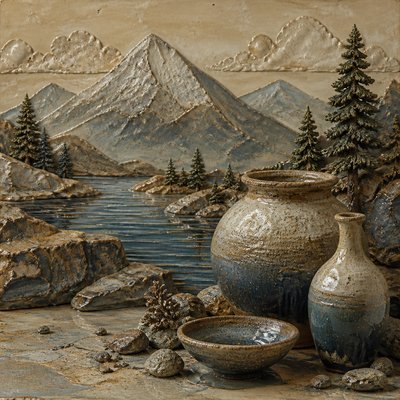 wide landscape with natural scenery