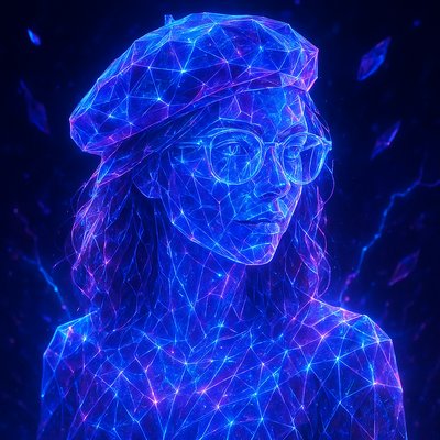 Piezoelectric Crystal Typography Style Transfer Example
