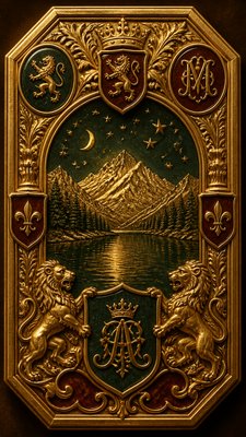 a tranquil mountain lake beneath a starry night sky, no people, no text