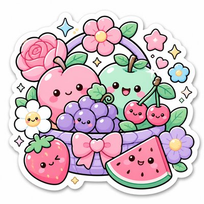 Kawaii Sticker Design 3