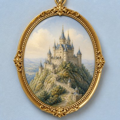 majestic castle on a hilltop