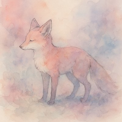 animal standing in natural pose