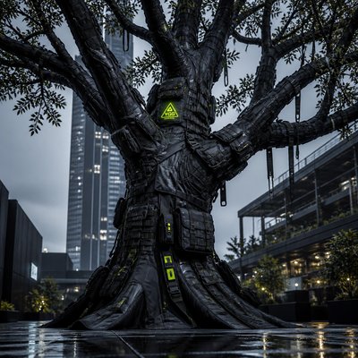a tree in nature