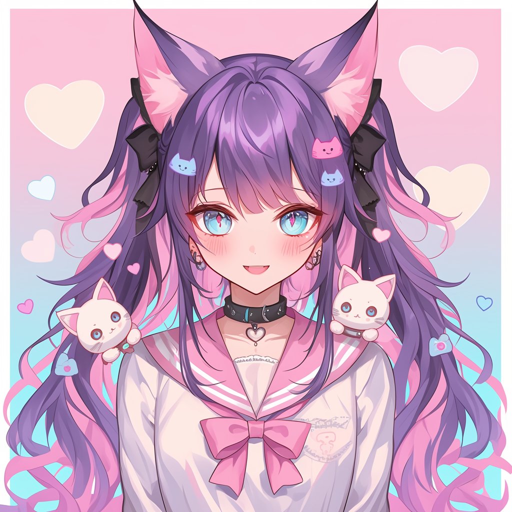 Cute mascot character design in the art style of Anime --niji 6