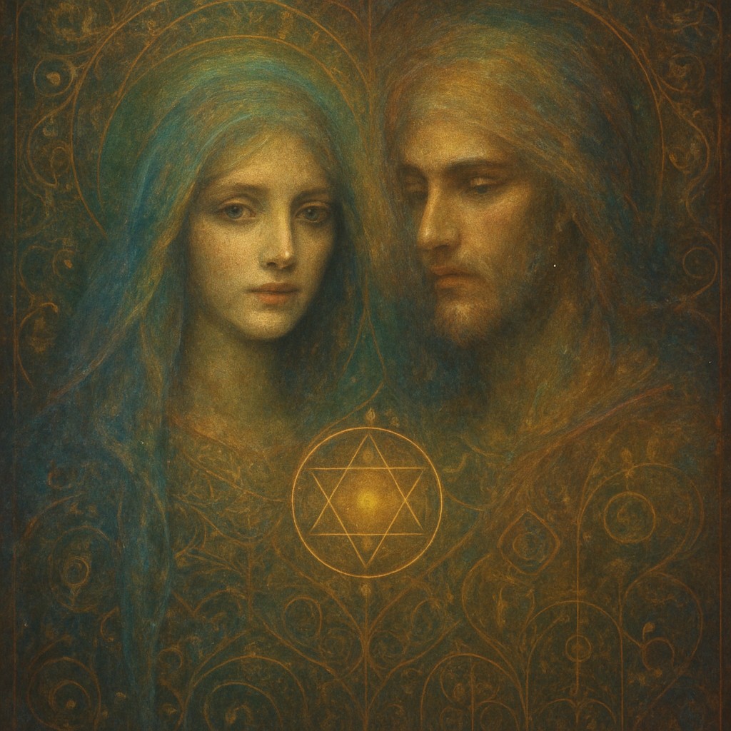 portrait of two people together