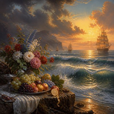 Seascape Painting Style 3