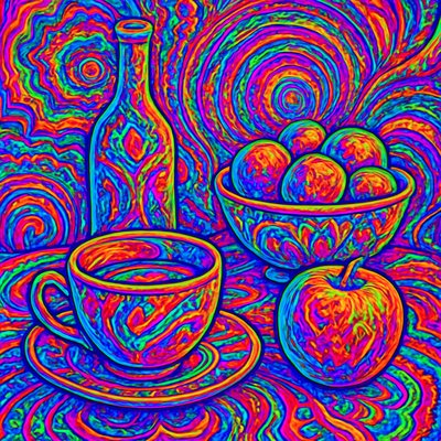 still life with everyday objects