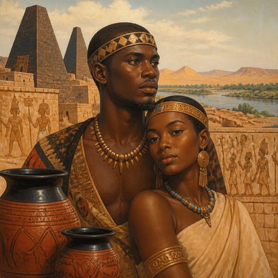 portrait of two people together
