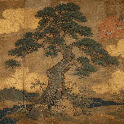 a tree in nature — Nara Art Style