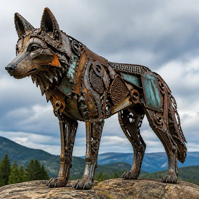 animal standing in natural pose