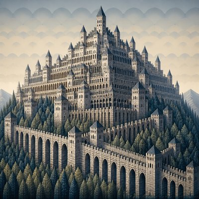 majestic castle on a hilltop