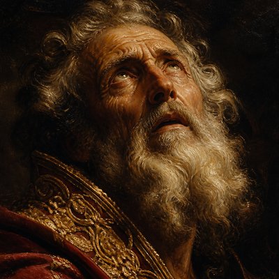 close-up portrait of an elderly person with expressive weathered features