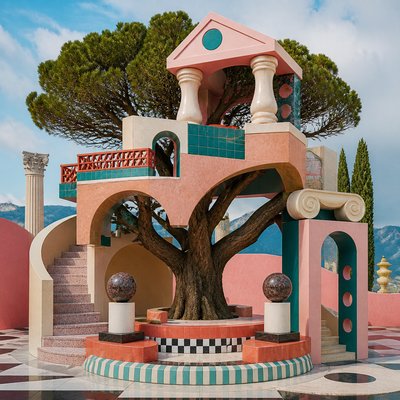 a tree in nature — Postmodern Architecture