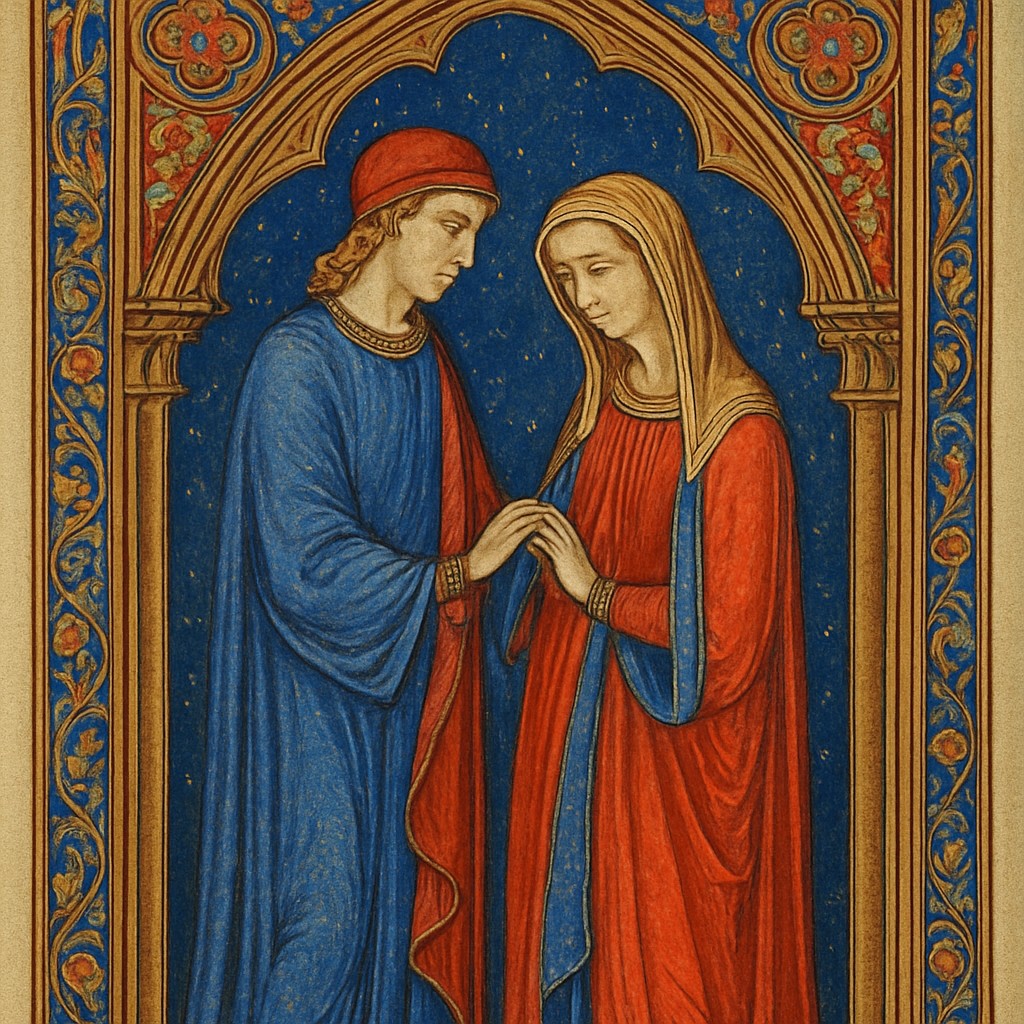 portrait of two people together