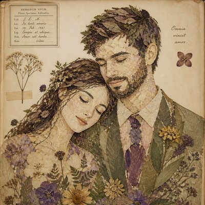 portrait of two people together