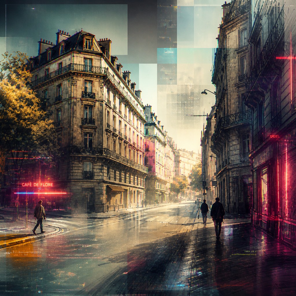 Contemporary Digital Landscape Art Style Style Transfer Example