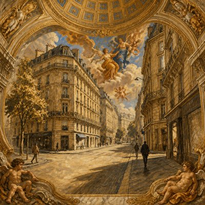 Vatican Art Style Style Transfer Example