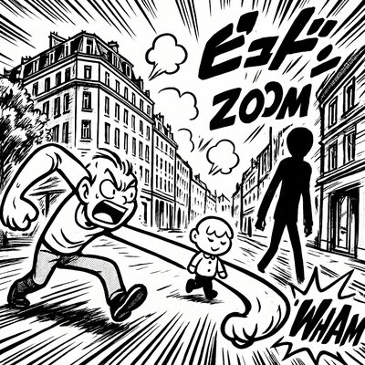 Gag Comedy Manga Art Style Style Transfer Example