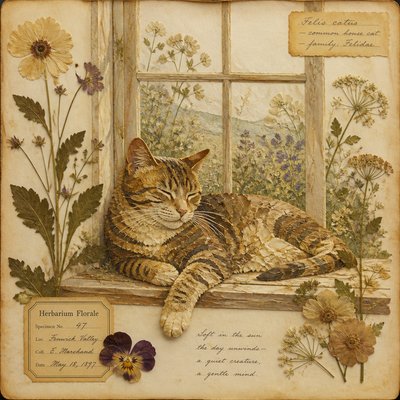 a cat lounging in a sunlit window