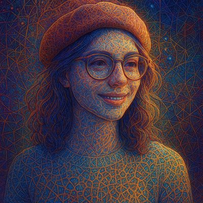 Procedural Digital Art Style Style Transfer Example