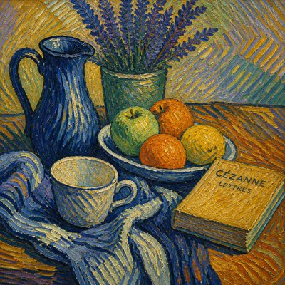 still life with everyday objects — Post-Impressionism Art Style