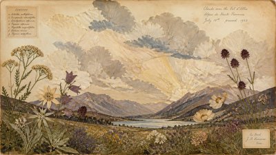 sweeping panoramic landscape with a dramatic sky