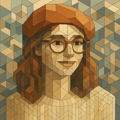 Isometric Geometric Art Style Transfer Example