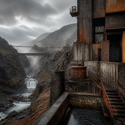wide landscape with natural scenery — Industrial Interior Design