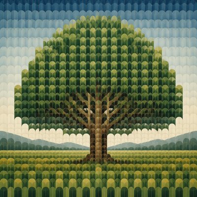 a tree in nature