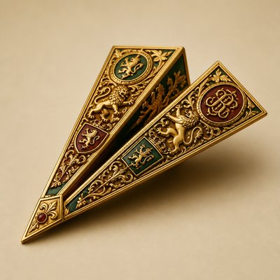 a paper plane, clean minimal composition on a plain background, no text
