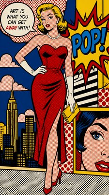 full-length portrait of an elegant figure