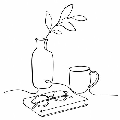 still life with everyday objects