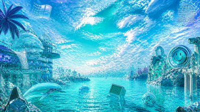 sweeping panoramic landscape with a dramatic sky