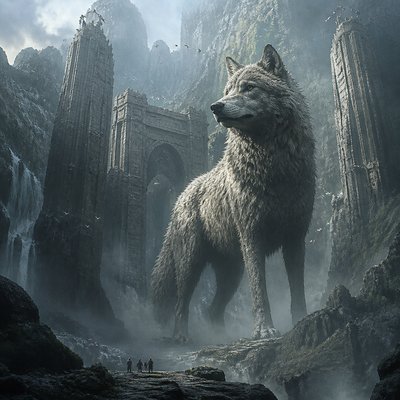 animal standing in natural pose — Epic Scale Art Style