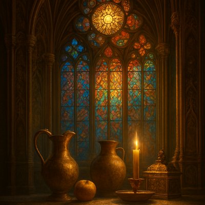 still life with everyday objects