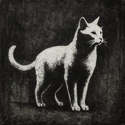 animal standing in natural pose