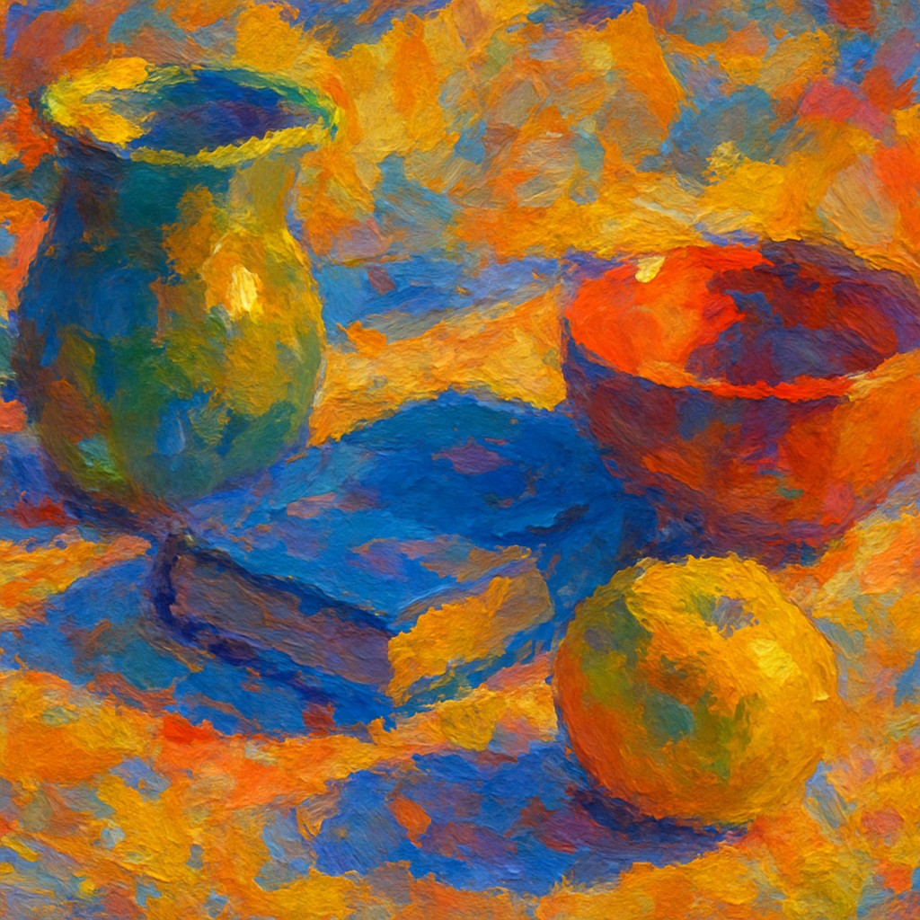 still life with everyday objects