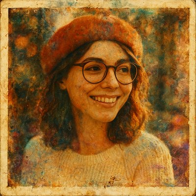 Polaroid Decay Aesthetic Style Transfer Example