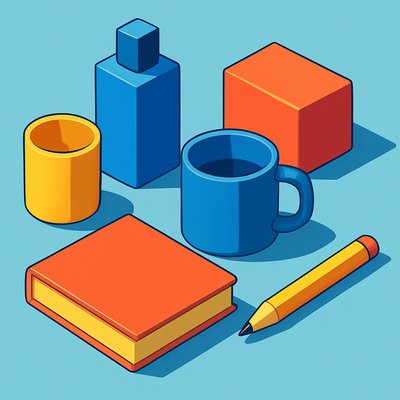 still life with everyday objects