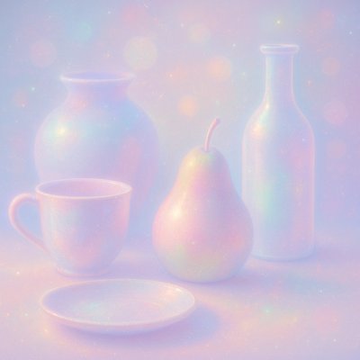 still life with everyday objects